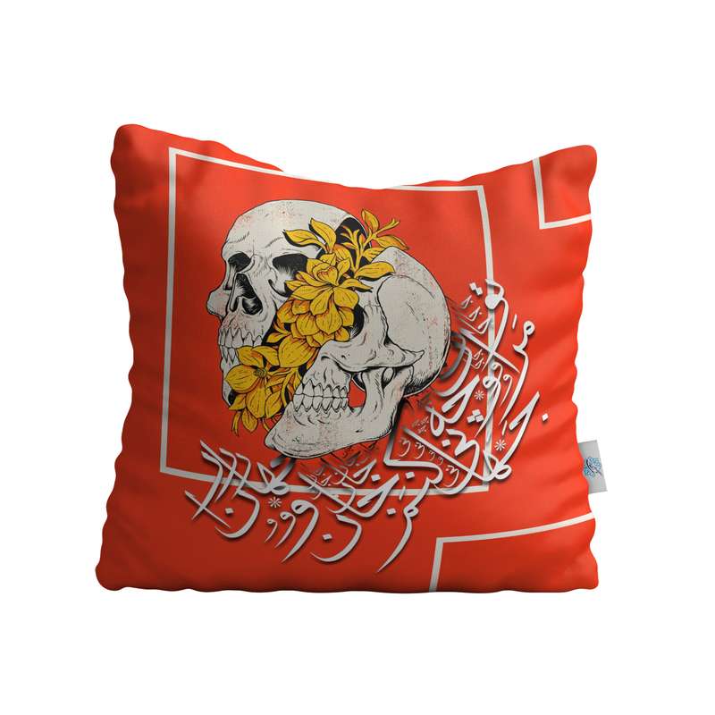 کاور کوسن شمسه نگار مدل اسکلت و نوشته کد 123