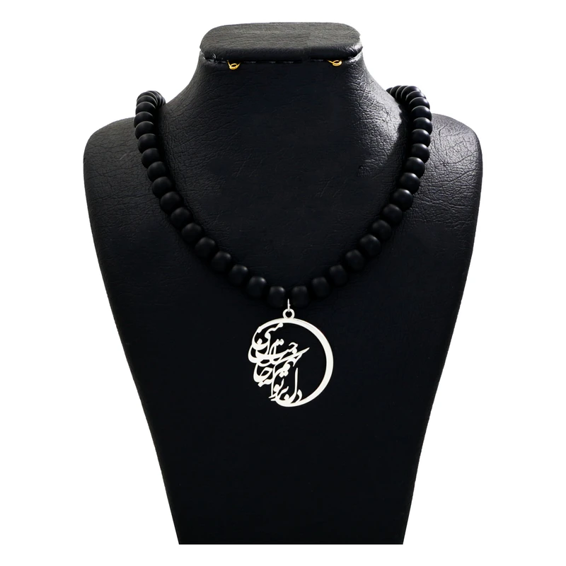 گردنبند نقره زنانه دلی جم طرح دل بر تو نهم کد D 54