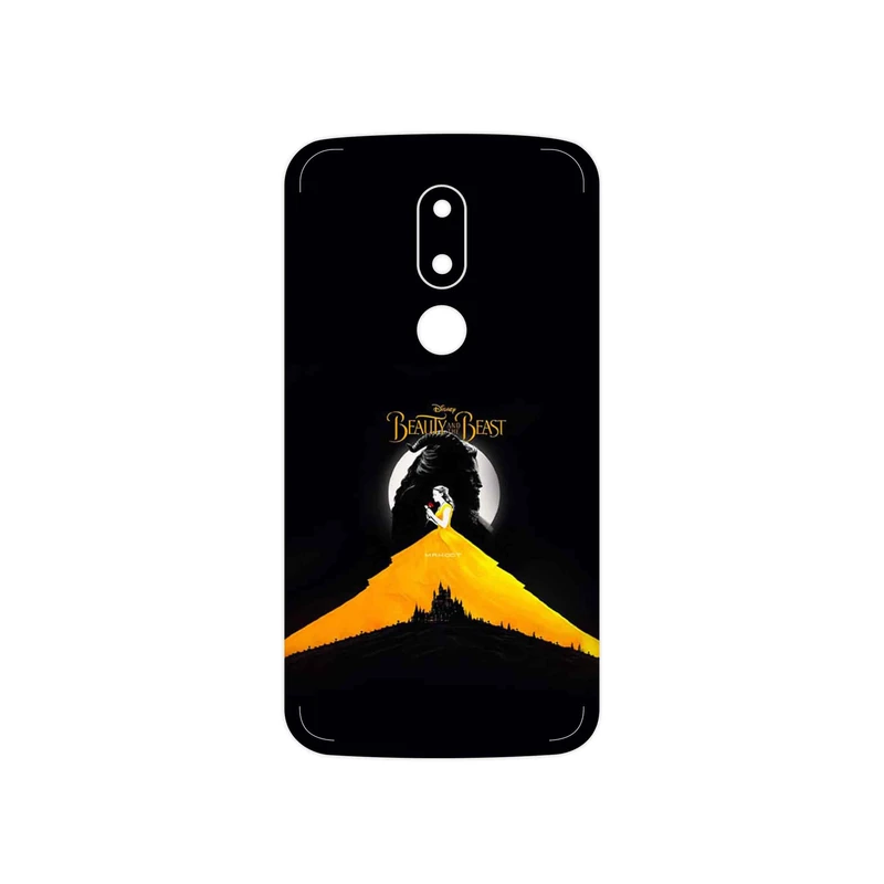 برچسب پوششی ماهوت مدل Beauty and the Beast مناسب برای گوشی موبایل موتورولا Moto M