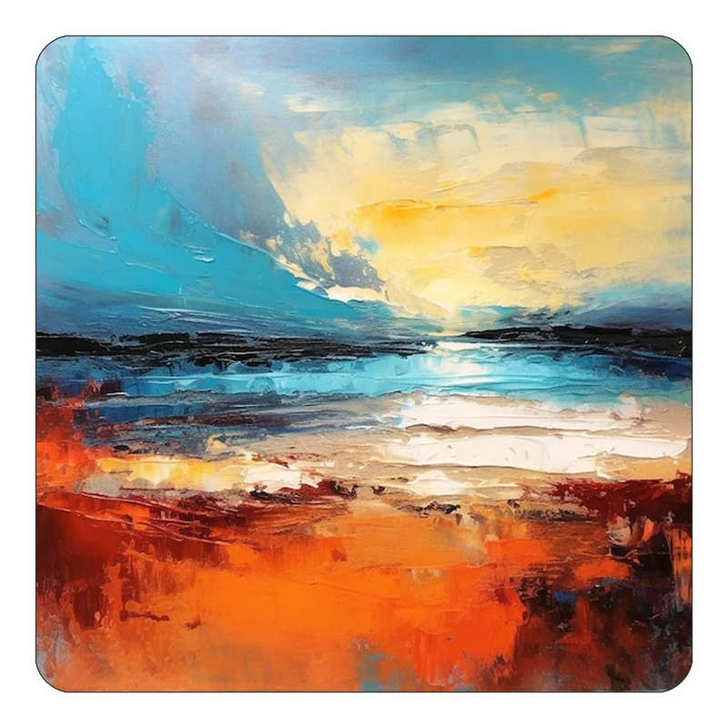 مگنت کاکتی طرح نقاشی رنگ روغن مدل mp69440