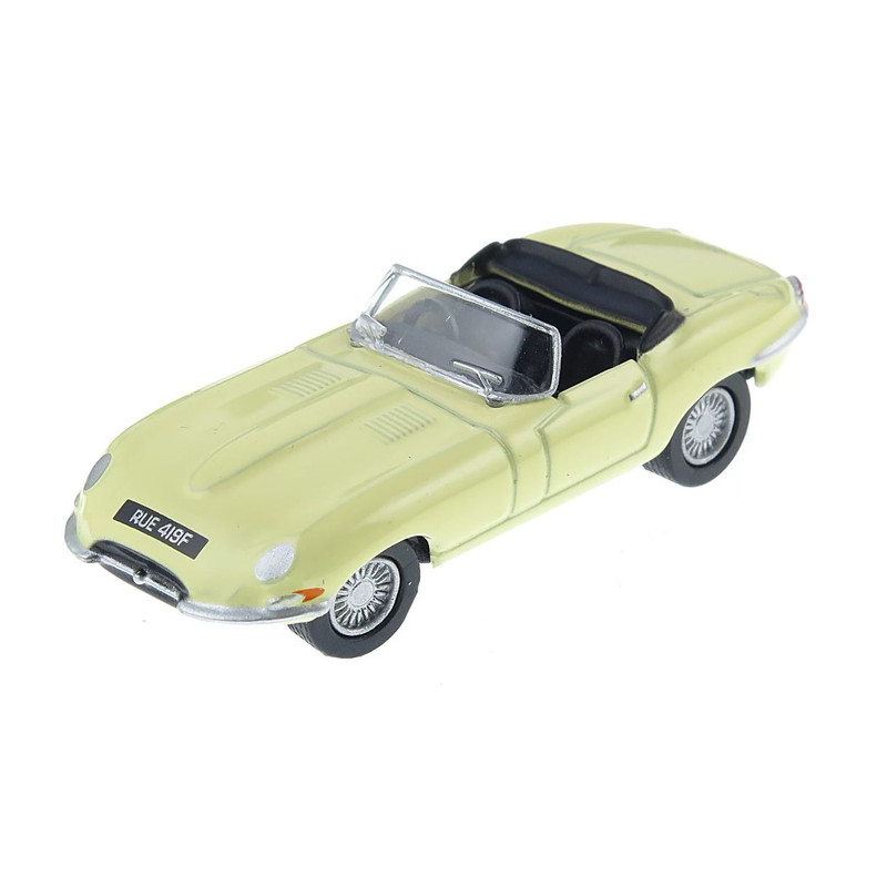 ماکت ماشین اکسفورد مدل Pale Primrose Jaguar E Type Open Top