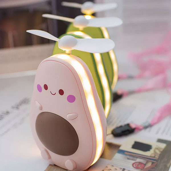 پنکه شارژی مینی فن مدل آووکادو