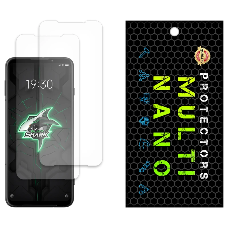محافظ صفحه نمایش مات مولتی نانو مدل X-S2M مناسب برای گوشی موبایل شیائومی Black Shark 3 بسته دو عددی