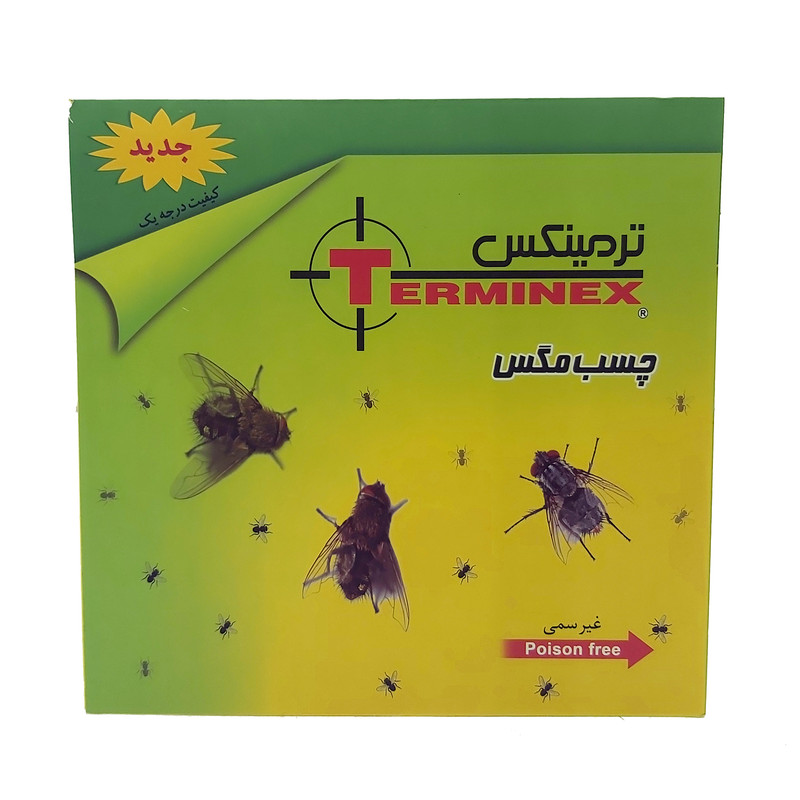 چسب مگس کُش و حشره کُش ترمینکس مدل Kartijadid-06 بسته 6 عددی