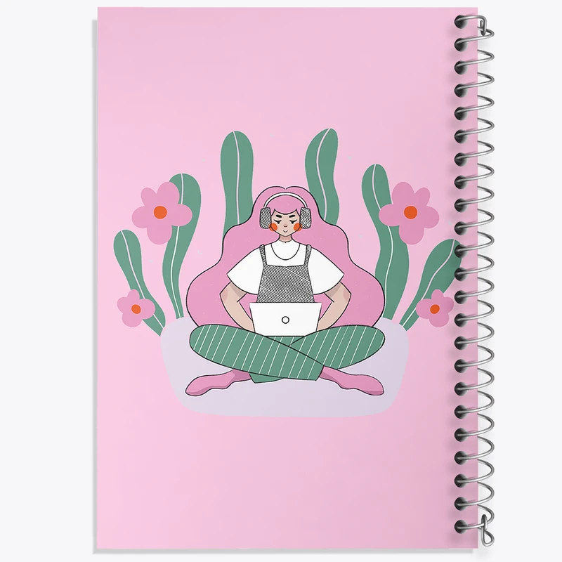 دفتر لیست خرید 50 برگ خندالو طرح دخترانه کد N27