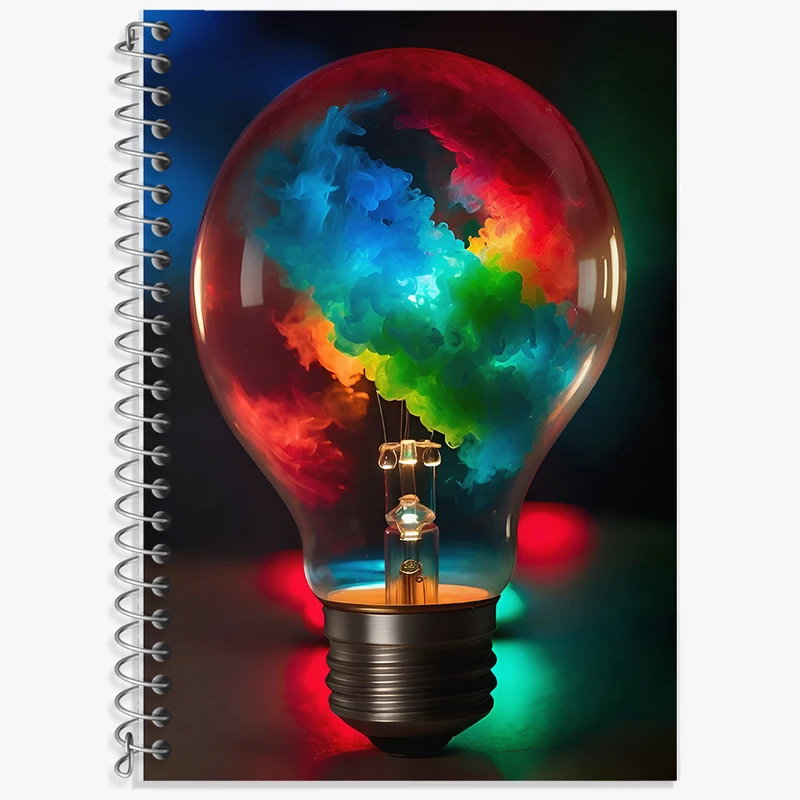 دفتر نت موسیقی 50 برگ خندالو طرح چراغ رنگی کد F7041