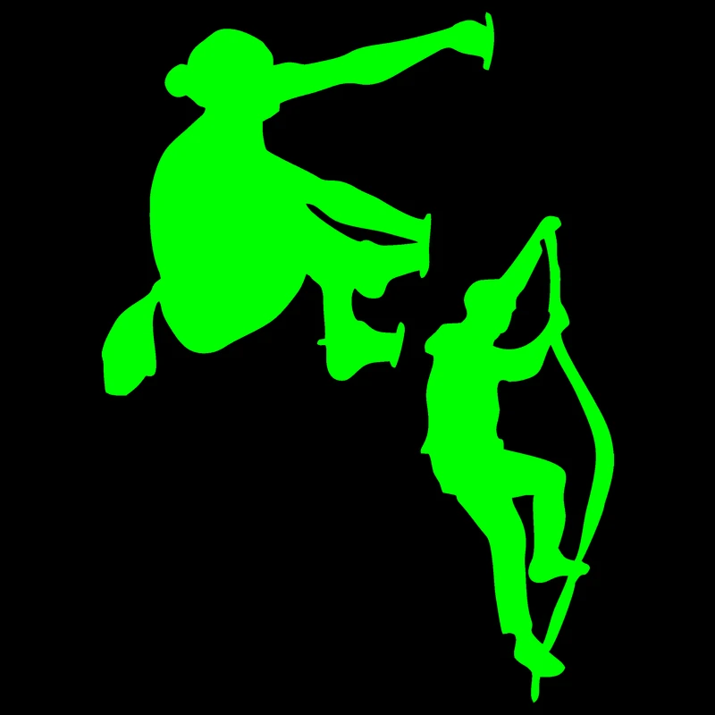 استیکر کلید و پریز مدل شبنما طرح صخره نورد بسته دو عددی