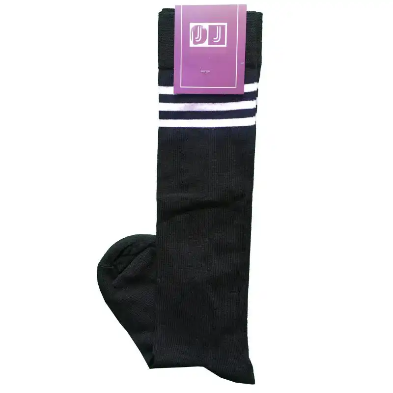 جوراب ساق بلند زنانه مدل سه خط زیر زانو