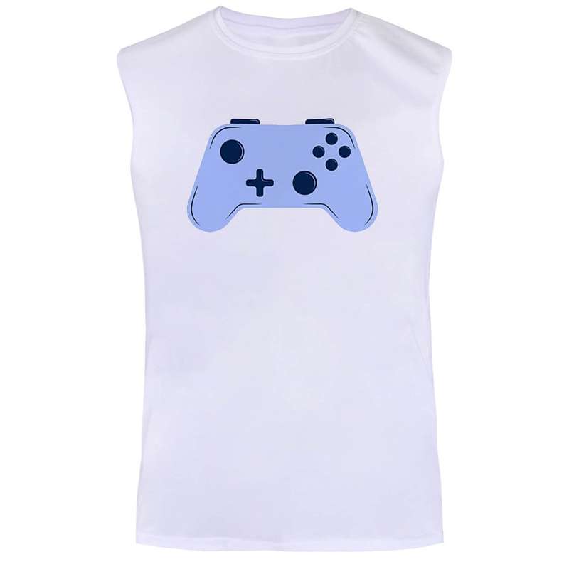 تاپ مردانه مدل gamer کد BA564 رنگ سفید