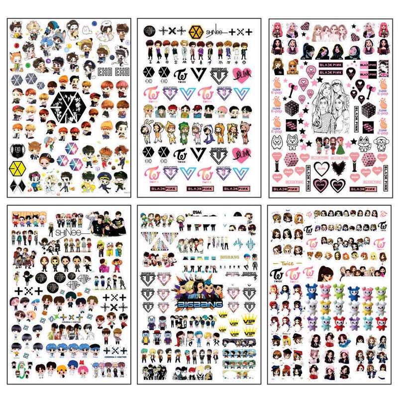 لنز ناخن طرح کی پاپ کد K POP2 662 مجموعه 6 عددی لنز ناخن طرح کی پاپ کد K POP2 662 مجموعه 6 عددی
