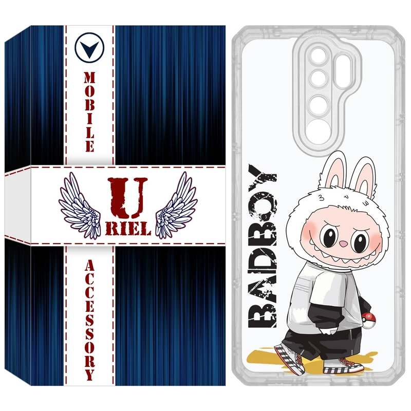 کاور یوریل مدل Clear کد 103 طرح لبوبو Labubu مناسب برای گوشی موبایل شیائومی Redmi Note 8 Pro