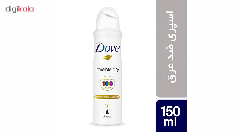 اسپری ضد تعریق زنانه داو مدل Invisible Dry حجم 150 میلی لیتر
