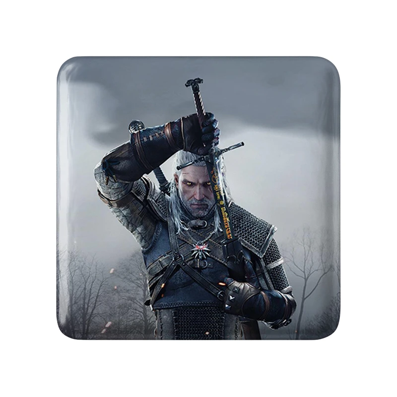 مگنت خندالو طرح گرالت ویچر مدل مربعی کد 30950