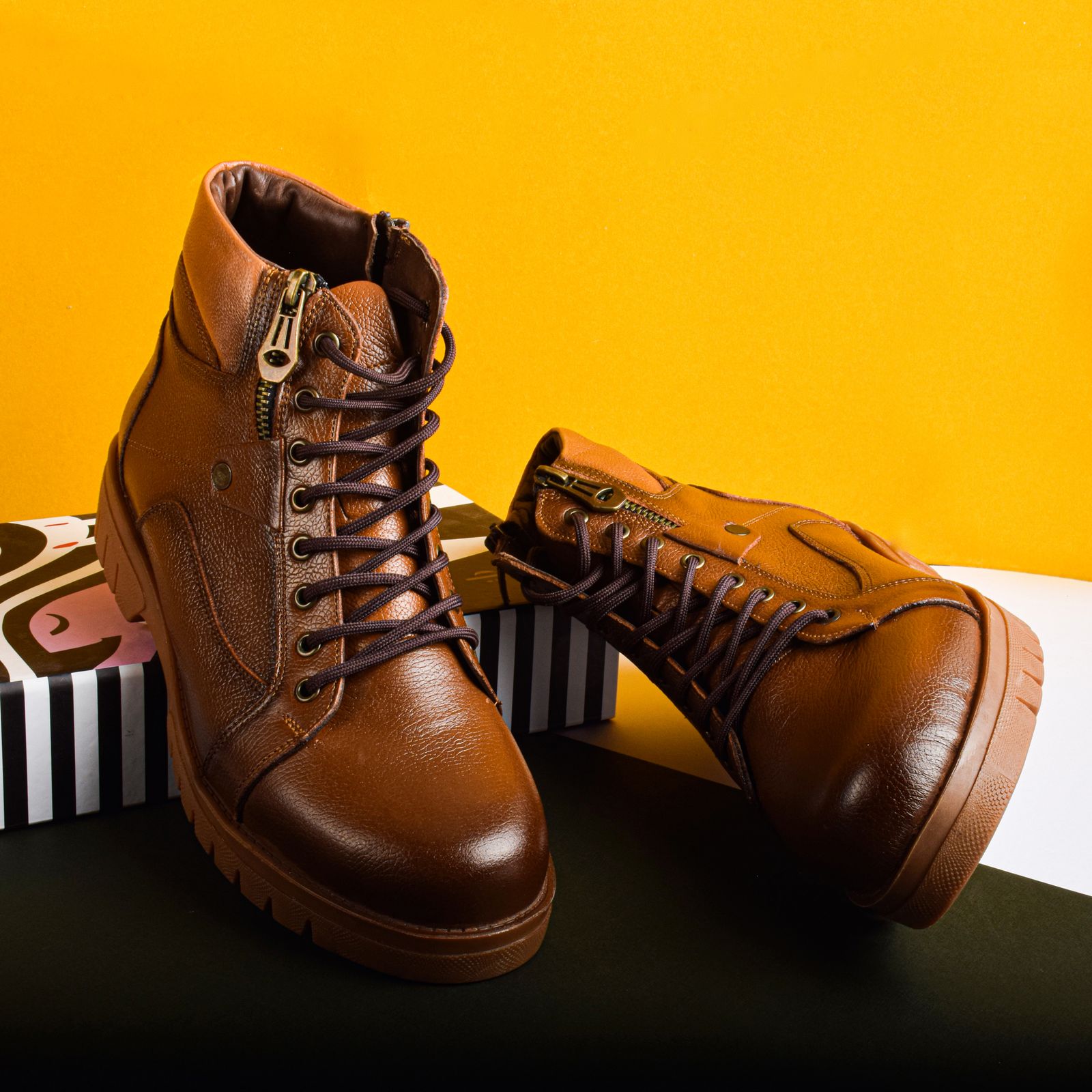 نیم بوت مردانه مدل بلنزا کد BR.1224 -  - 10