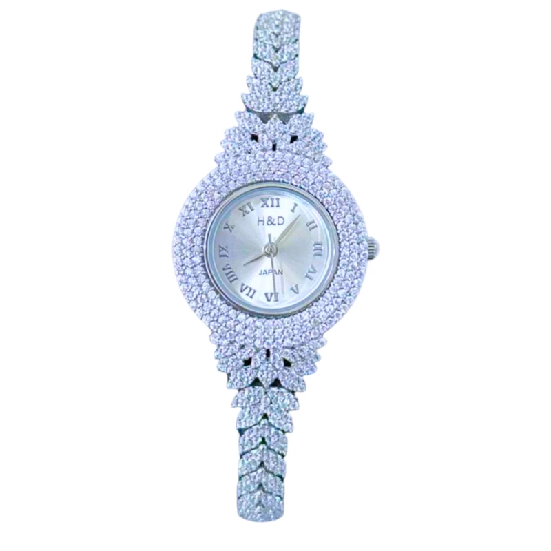 ساعت مچی عقربه ای نقره زنانه مدل پروانه 0115