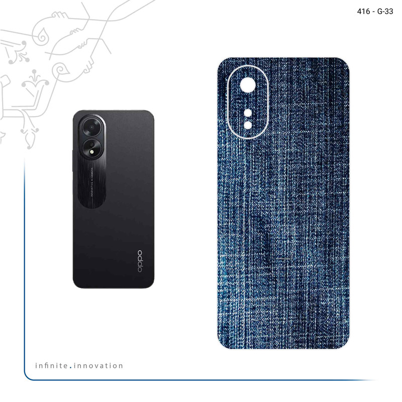 برچسب پوششی ماهوت مدل Fabric Texture 3 مناسب برای گوشی موبایل اپو A38