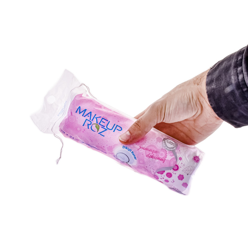 پد پاک کننده آرایش صورت میکاپ رز مدل soft مجموعه 3 عددی