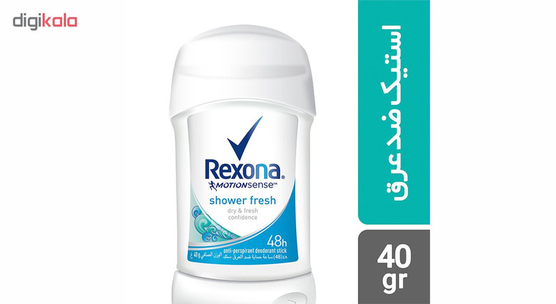 استیک ضد تعریق زنانه رکسونا مدل Shower Clean حجم 40 میلی لیتر