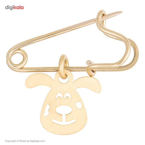 سنجاق سینه طلا 18 عیار رزا مدل PG05