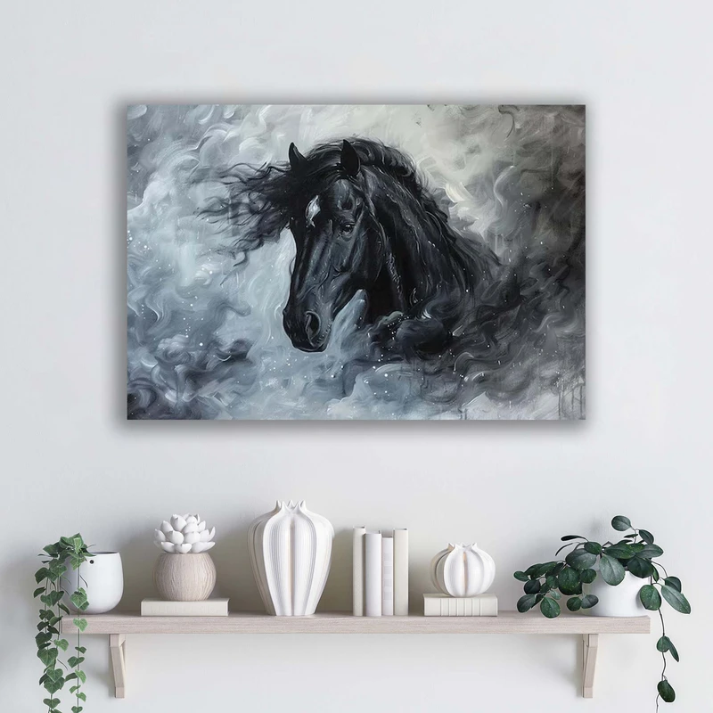 تابلو شاسی آتریسا طرح اسب مدل AThf049