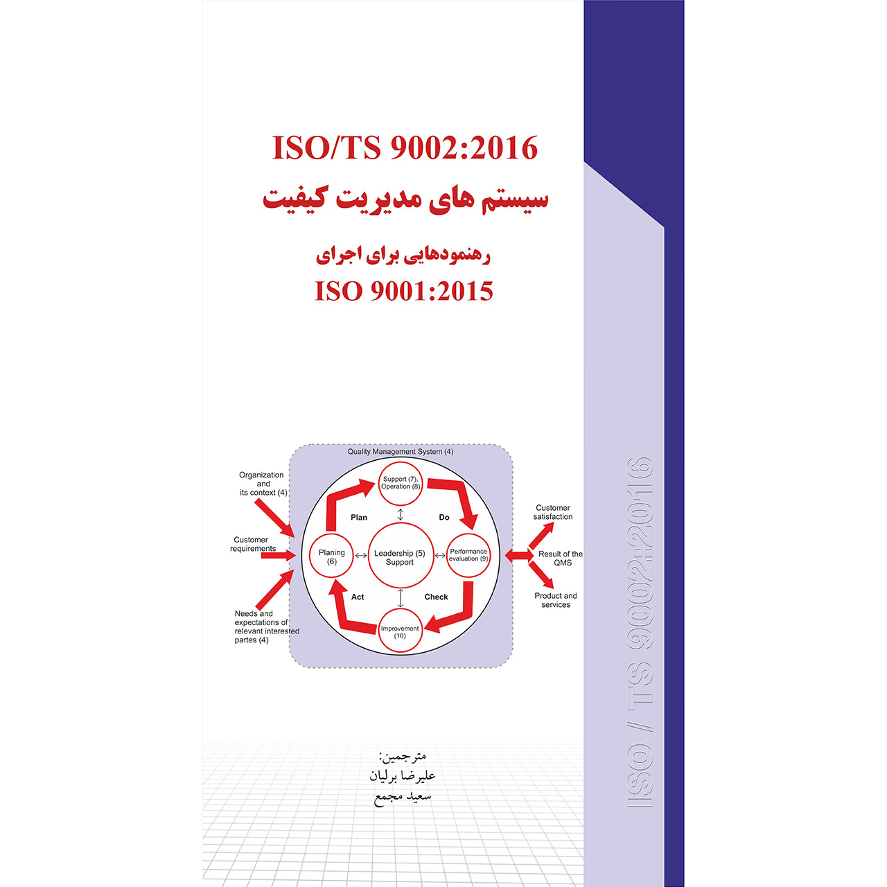 سیستم های مدیریت کیفیت رهنمودهایی برای اجرای ISO 9001-2015 اثر سازمان جهانی استاندارد انتشارات مرکز آموزش و تحقیقات صنعتی ایران