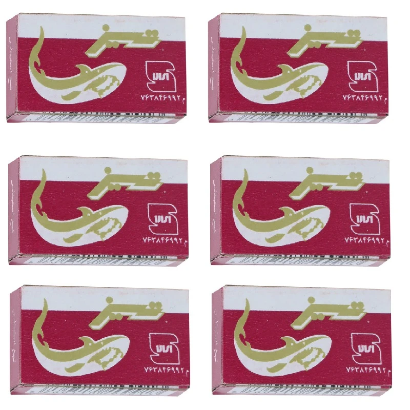 تیغ یدک تیز مدل سنتی مجموعه 6 عددی