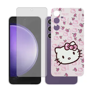 Glass Together model Matte Screen Protector Suitable for Samsung Galaxy S23 FE Mobile Phone with Back cover sticker