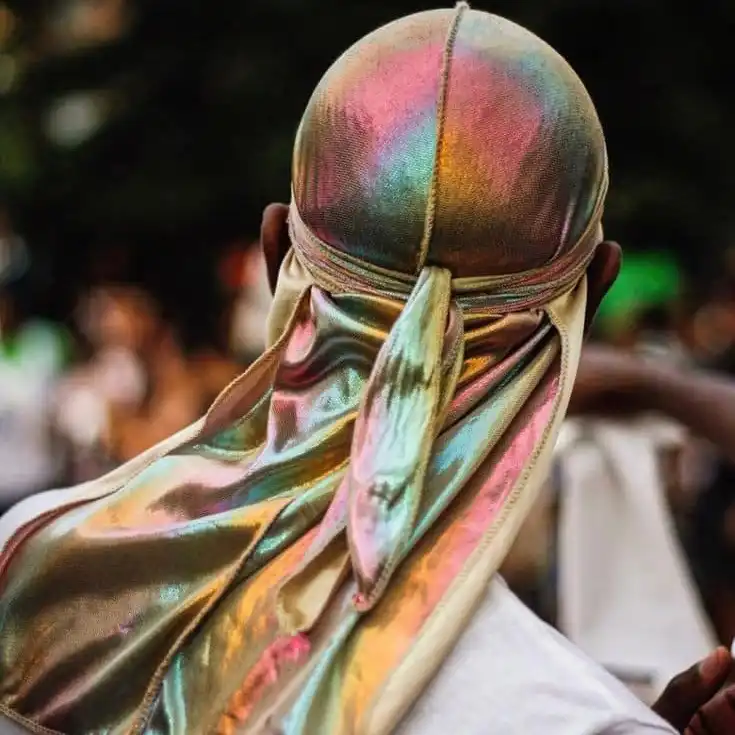 دستمال سر و گردن مدل دورگ ابریشم هولوگرامی