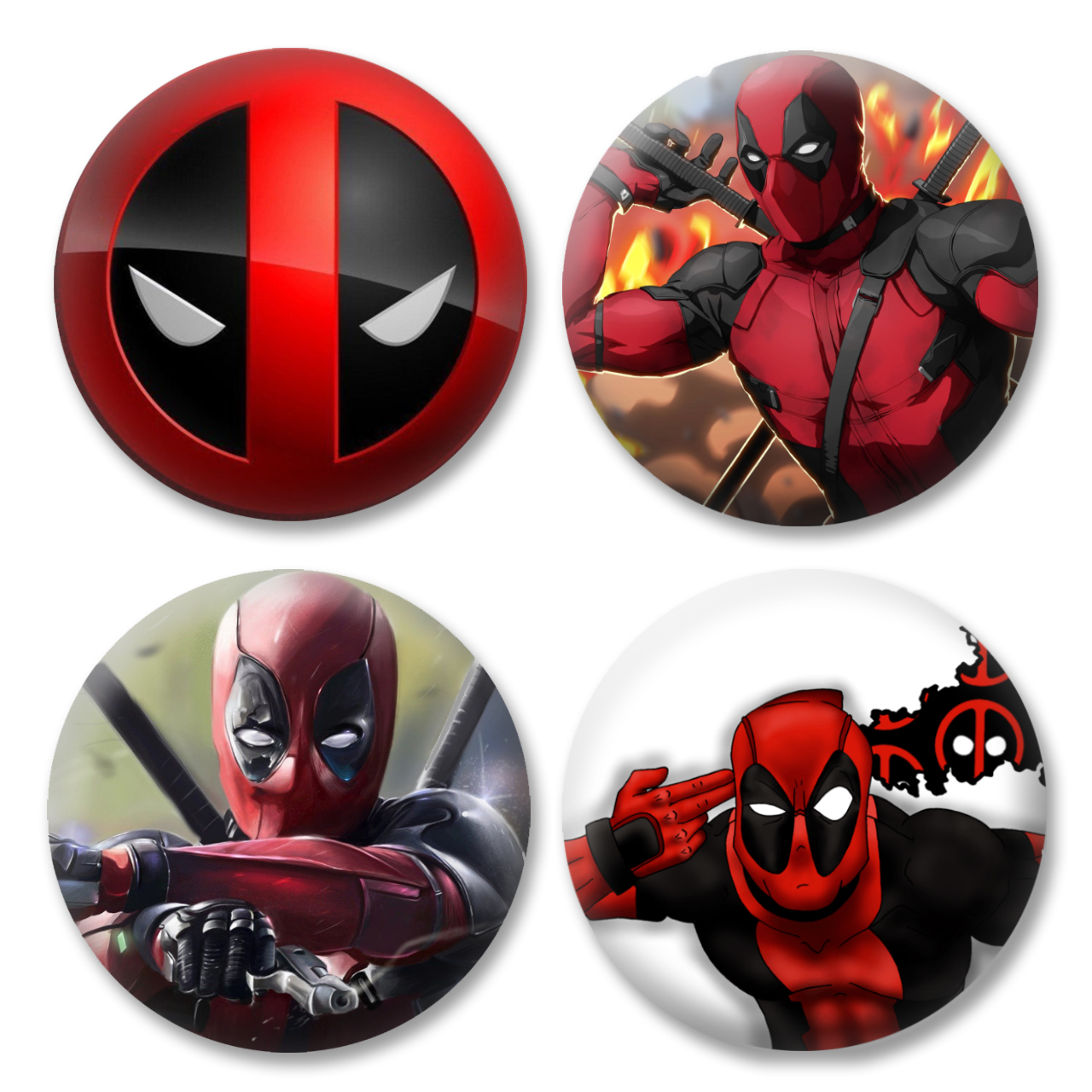 پیکسل مدل DeadPool-101 مجموعه 4 عددی