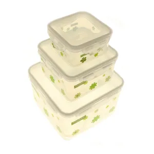 ظرف نگهدارنده لیمون کد 1 مجموعه 3 عددی(چاپدار) 
