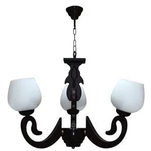 لوستر سه شعله چشمه نور کد G705/3-BR