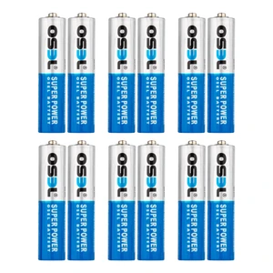 باتری نیم قلمی اوسل مدل super power r03p بسته 12 عددی