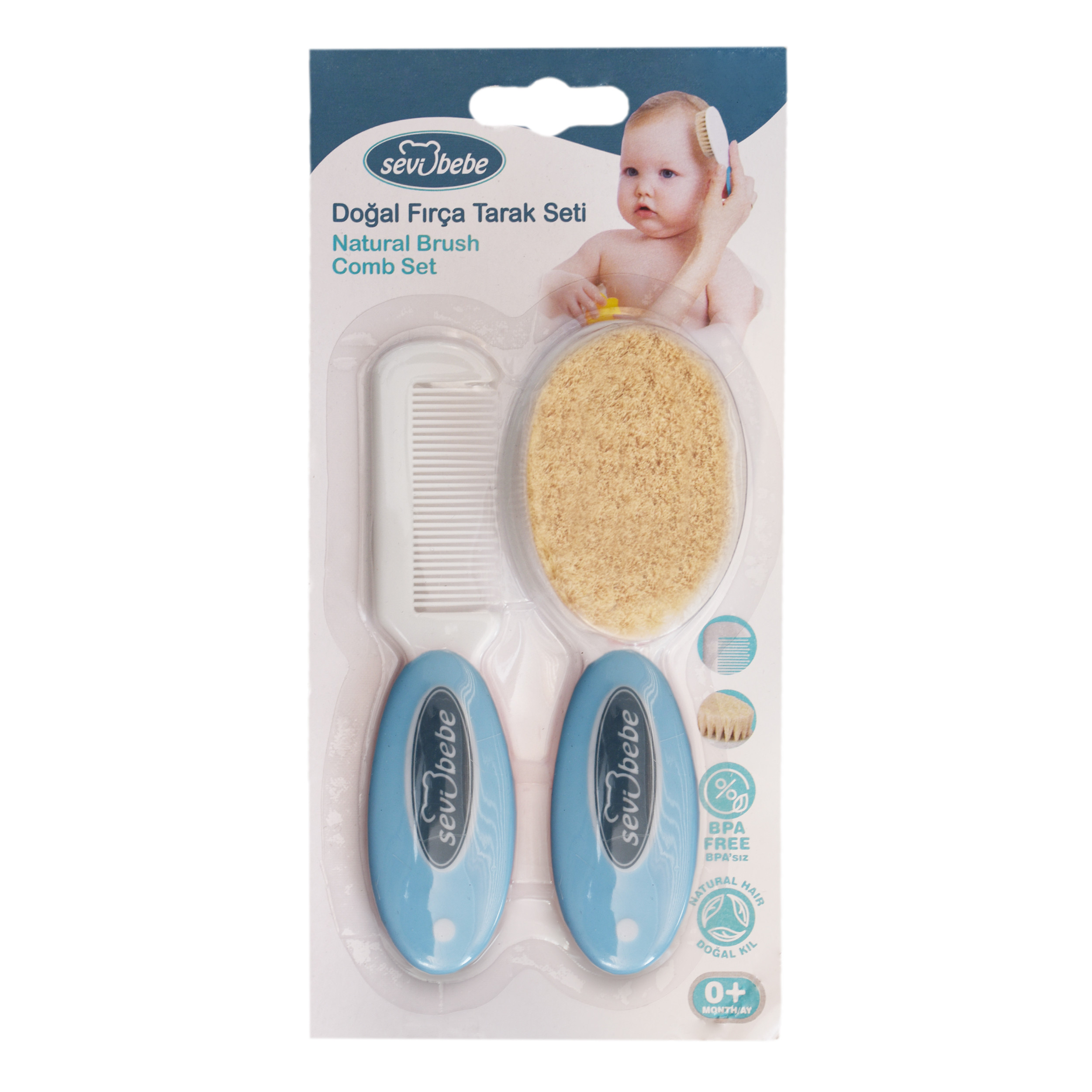 ست شانه و برس کودک سوی ببه مدل Sev0113