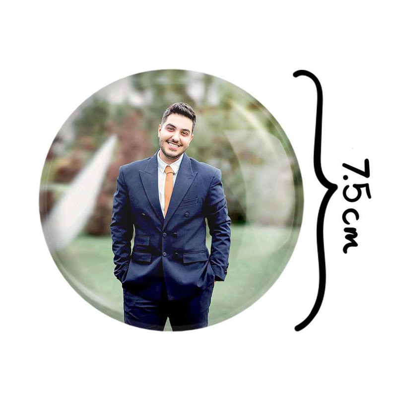 آینه جیبی خندالو طرح آرون افشار  کد 4019