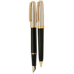 Sheaffer Prelude Ballpoint Pen and Fountain Pen Set - with Golden Clip