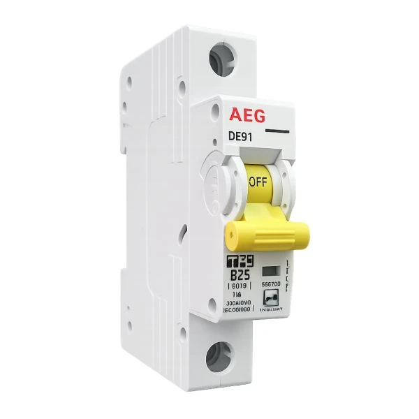 فیوز مینیاتوری تکفاز 25 آمپر آ ا گ مدل DE91-B25