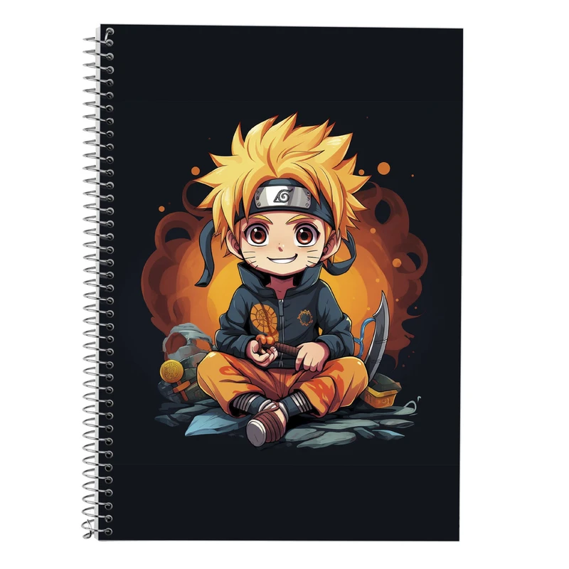 دفتر لغت 50 برگ مدوپد طرح Naroto کد DF11125