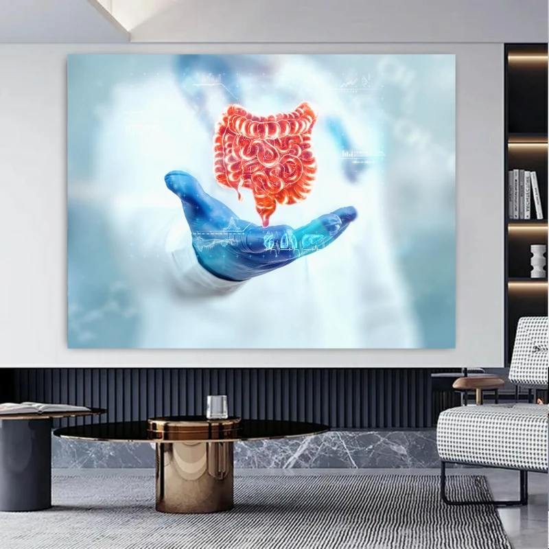 تابلو بوم طرح مخمل پزشکی گوارش مدل دیجیتال کد GR1339