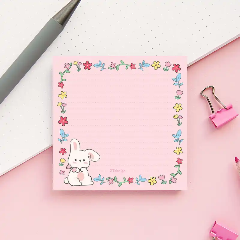 کاغذ یادداشت طوطی دیزاین مدل نوت پد طرح خرگوشی کد NP-17