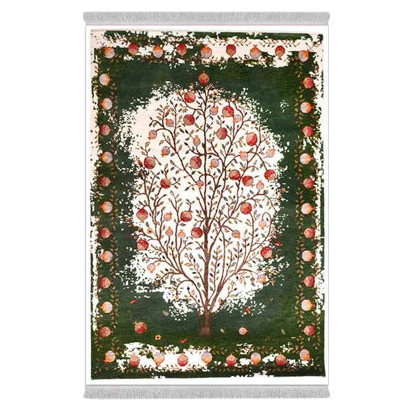 فرش پارچه‌ای دفه مدل فرشینه طرح مدرن کد 8068