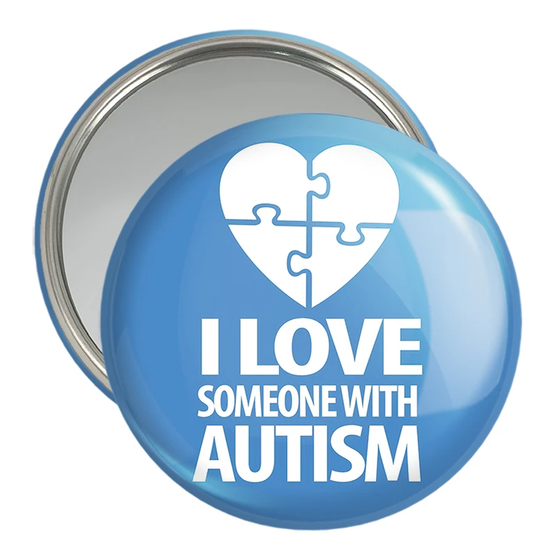 آینه جیبی خندالو مدل اتیسم Autism کد 26725