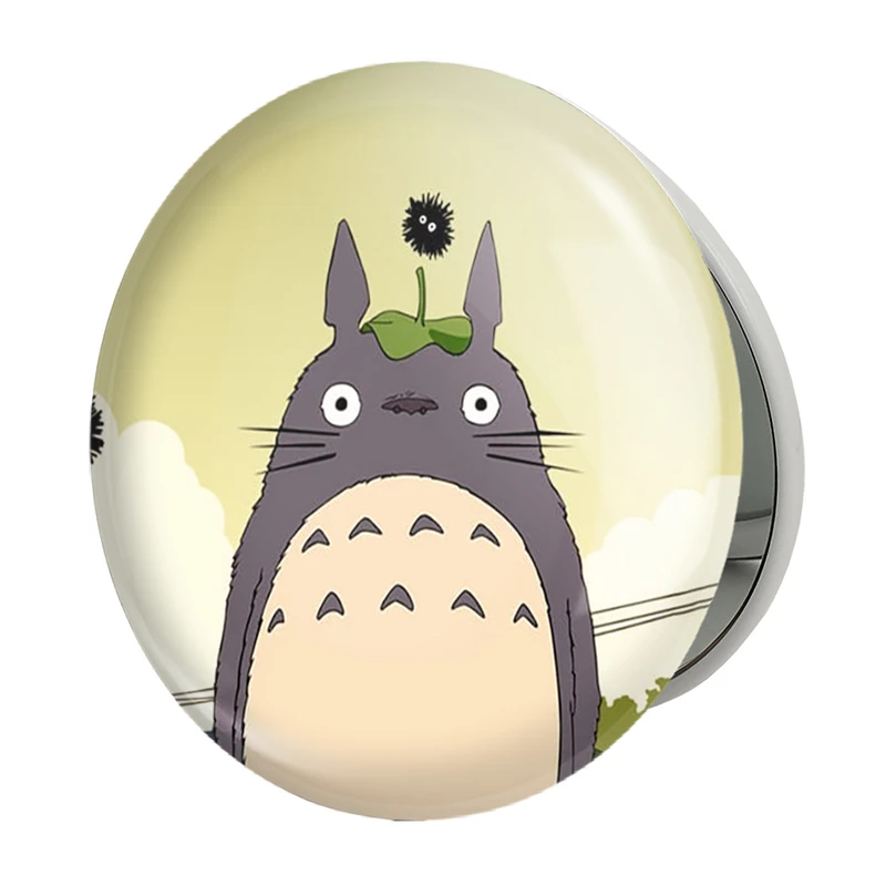 آینه جیبی خندالو طرح انیمه همسایه من توتورو My Neighbor Totoro مدل تاشو کد 30251