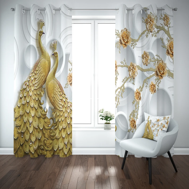 پرده مدل b1399 سایز 140×280 سانتی متر