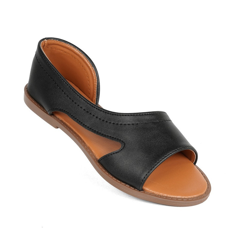 صندل زنانه نیکتا مدل بیتا رنگ مشکی