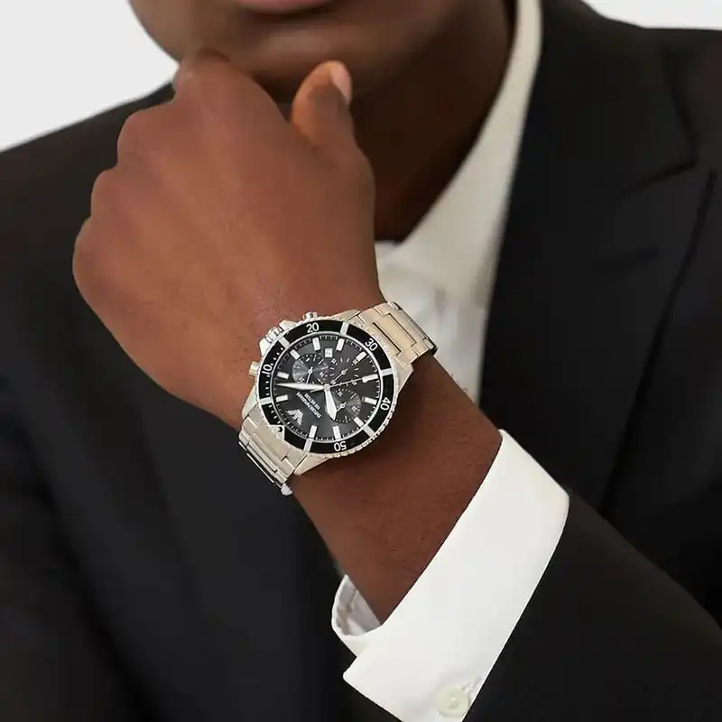 ساعت مچی عقربه ای مردانه کوارتز امپریو آرمانی مدل AR11360