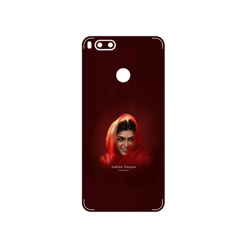 برچسب پوششی ماهوت مدل Portrait of an Indian Woman مناسب برای گوشی موبایل شیائومی Mi 5X