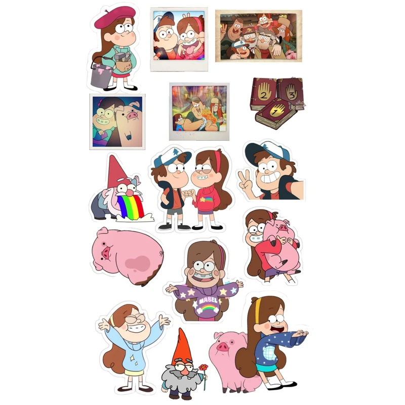 برچسب طرح بچه های بازیگوش کد 685 مجموعه 15 عددی