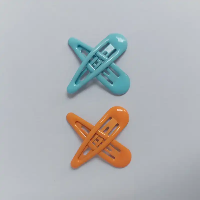 گیره مو زنانه مدل تق تقی پاستیلی مجموعه 20 عددی