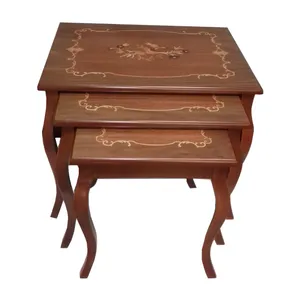 میز عسلی مدل classic t 320 مجموعه سه عددی