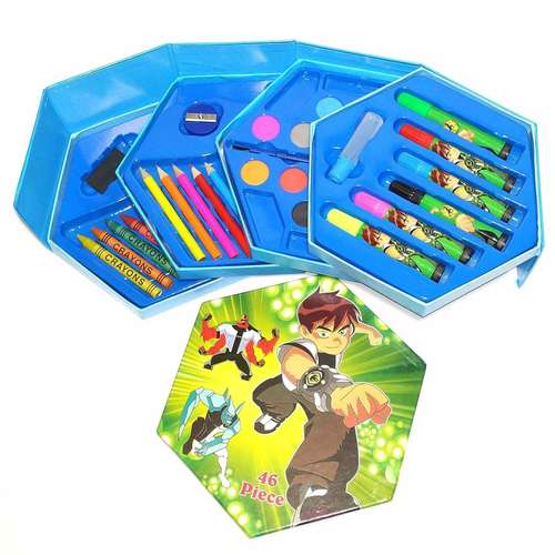 ست نقاشی 46 تکه طرح بن تن کد Ben-k